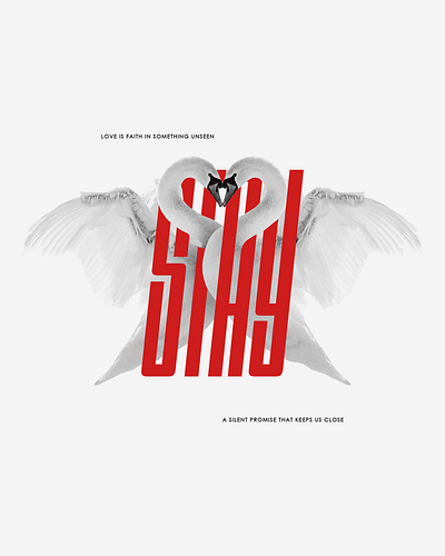 Poster - Stay design graphic design illustration poster typography