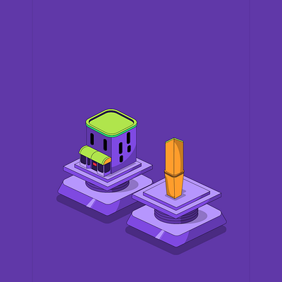 Abstract motion and illustration abstract animation design fake3d gamification illustration make up product motion design motion graphics stopmotion