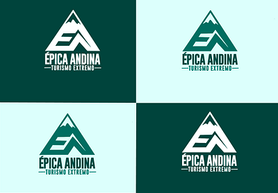 ÉPICA ANDINA EXTREME TOURISM branding graphic design logo