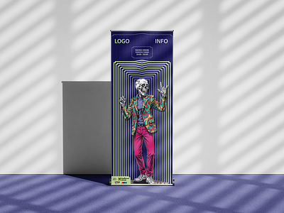 Big Promotion Poster ai cool desing desing graphic design illustrator photoshop psyhodelic retro skull skull desing