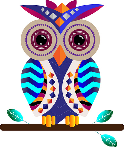 Owl, Adobe Illustrator graphic design