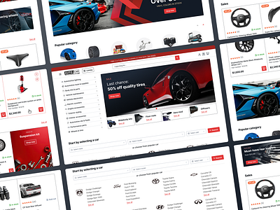 eCommerce Website for Auto Parts autoaccessories autoparts autorepair car carmaintenance ecommerce onlineshopping onlinestore partsshopping productdesign productfiltering shoppingexperience ui design uiux userinterface ux design webdesign
