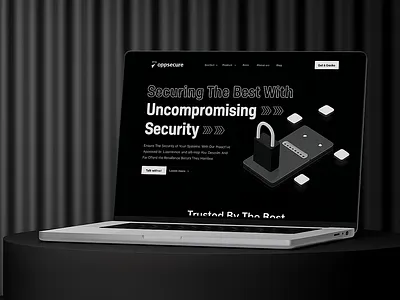 App Secure Landing Page app security blockchain blockchain wallet crypto portfolio crypto wallet cryptocurrency app cybersecurity digital wallet landing page saas landing page secure secure app security securityapp uidesign web design web3 web3 design