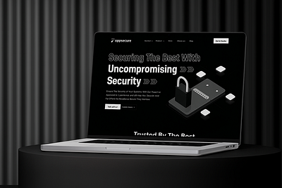 App Secure Landing Page app security blockchain blockchain wallet crypto portfolio crypto wallet cryptocurrency app cybersecurity digital wallet landing page saas landing page secure secure app security securityapp uidesign web design web3 web3 design