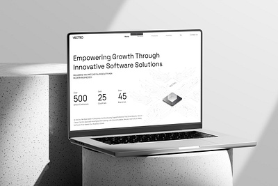 Modern Tech Company UI Design aesthetician ui black and white ui branding company ui graphic design minimalistic ui modern ui modern ui design software software company ui tech company ui ui ui design uiux user interface user interface design