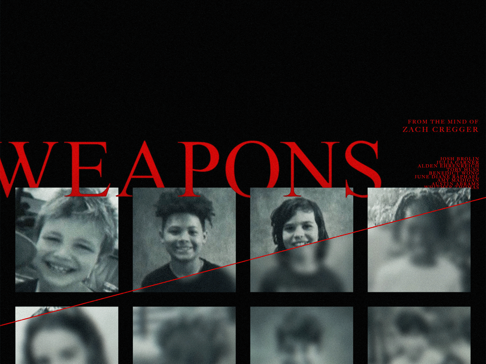 Weapons animation fan art horror horror movie horror movies key art poster poster design poster designer posters type typography weapons weapons 2025 weapons movie weapons movie poster weapons movie posters weapons poster weapons posters zach cregger