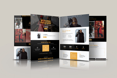 Photography Website Redesign branding design personal brand photography photography website portfoilio design responsive design visual identity web design website website design wordpress website