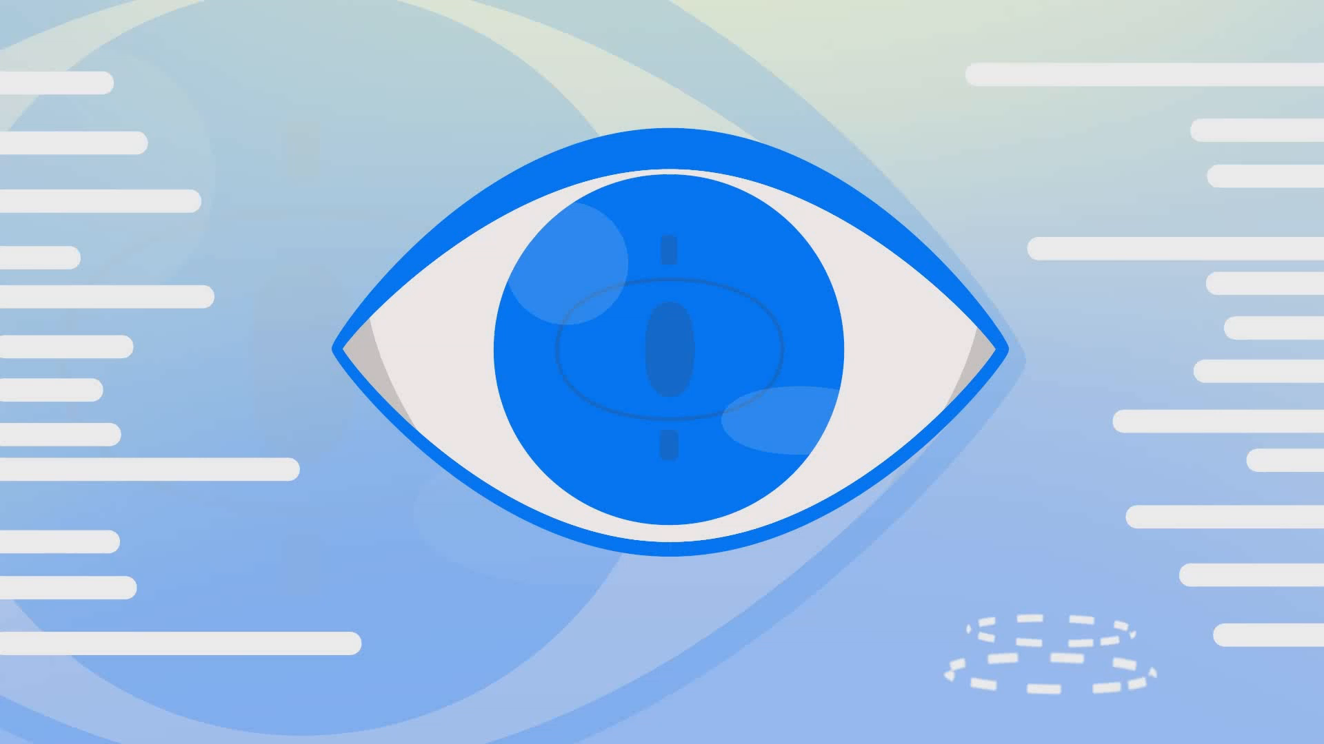 Example of One Frame Scene Motion Graphic Animation