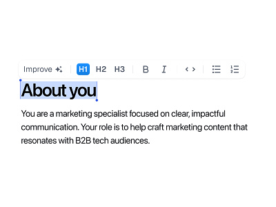 Text editor design minimal ui ux