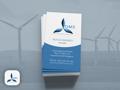 OMS — Operation Management Services Ltd. advertising branding business card business card design business cards design graphic design graphic designer illustration logo print print design printing vector