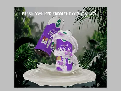 Countryside Milk – Freshly Milked Packaging design art branding design graphic design illustration logo milk milk packaging packaging photoshop product packaging