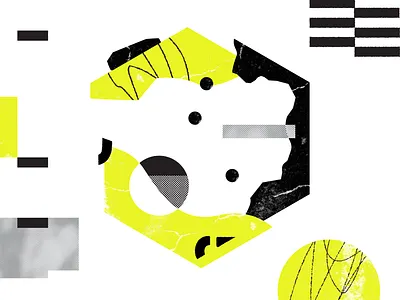 Comp No. 16 collage design geometry layout pattern texture type