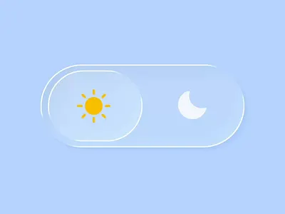 Liquid Glass Theme Switcher animation dark mode figma glass light mode liquid glass liquidglass switch theme switcher toggle ui web design