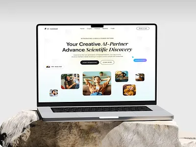 Website Design for AI Product ai assistant ai product ai product design artificial intelligence branding design graphic design illustration interface product product design saas saas website service startup ui ux web website website design