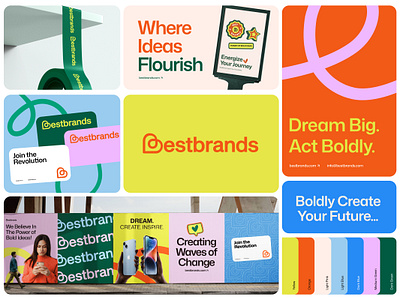 Bestbrands – Bold Identity for Brand Review Platform bold branding clean colorful future graphic design layout logo logotype minimal platform symbol typography visuals