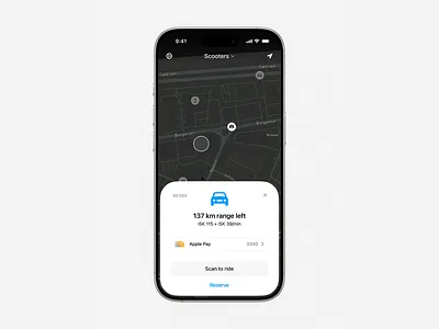 Mobility Scooter Rental App UI app app design application application design gps mobile mobile ui mobility scooter rental app ui ui design user user experience user friendly user interface ux ux design ux ui