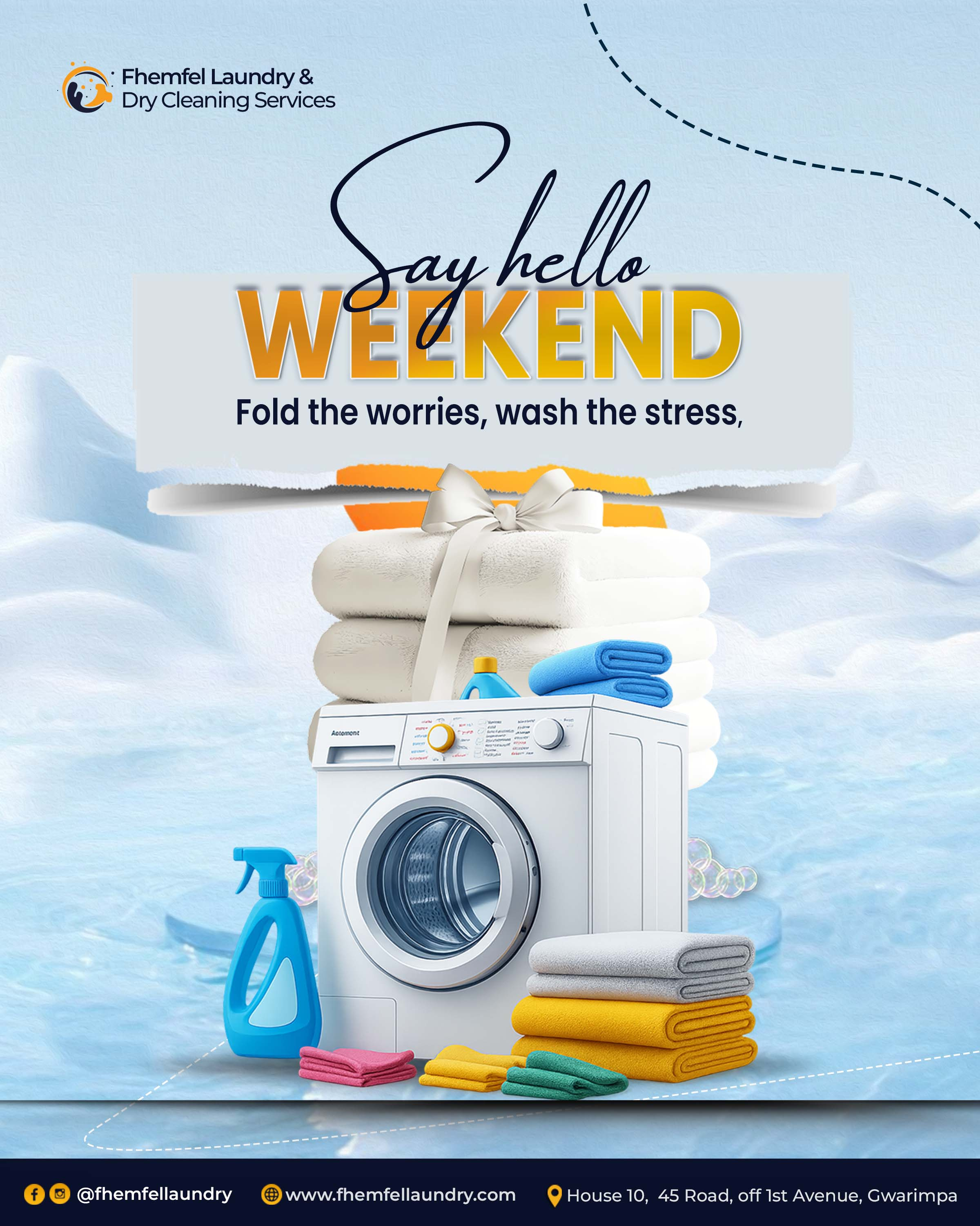 FHEMFEL LAUNDRY FLYERS DESIGN fhemfel laundry flyer designs