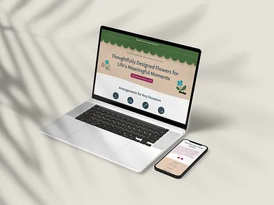 Bonnie's Flower Boutique Website branding css design florist florist website flower boutique flower website graphic design html lehigh valley lehigh valley business responsive design small business small business website squarespace ui ux website website design website development