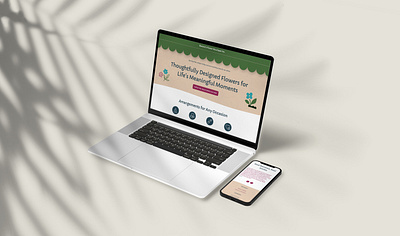 Bonnie's Flower Boutique Website branding css design florist florist website flower boutique flower website graphic design html lehigh valley lehigh valley business responsive design small business small business website squarespace ui ux website website design website development