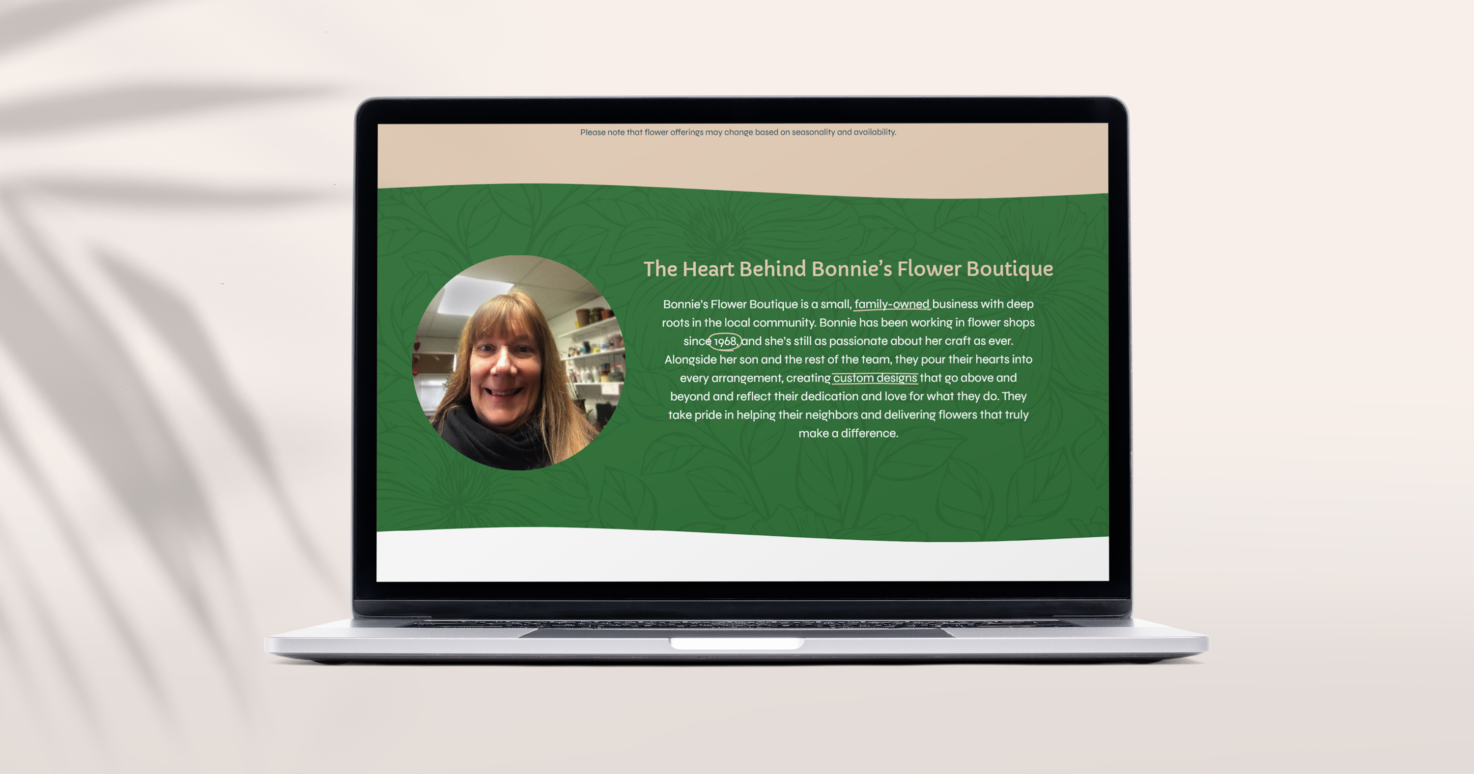 Example of The Website