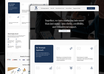 Conversion-Focused Advisor Site cleanui ui