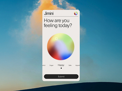 Jimini: Mood Tracker UI ai ai chat app app design application artificial intellegence design interactive design jimini mobile app mobile design mobile ui responsive design ui user experience user friendly user interface ux ux design
