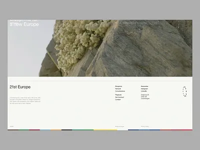 21st Europe - Policy & Think Tank Website clean clean layout design home page landing page landing page design minimalist minimalist design modern modern design typo typography ui ux web web design website website design