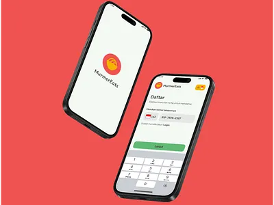 MurmerEats branding food graphic design ui uiux design ux