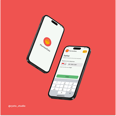 MurmerEats branding food graphic design ui uiux design ux