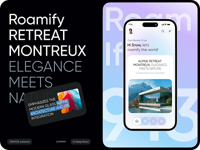 Ai Hotel Booking Worldwide & Get Reward-- Roamify Mobile App ahsan1ui ai ai chat ai design ai hotel booking app ai travel aiassistant app design app ui design booking hotel booking hotel booking app mobile mobile app sketch travel app traveluxury ui design uxuidesign