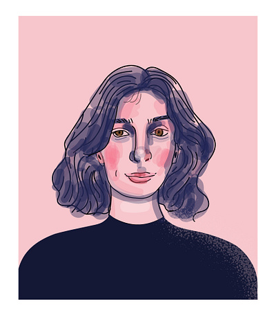 self portrait character colour girl illustration