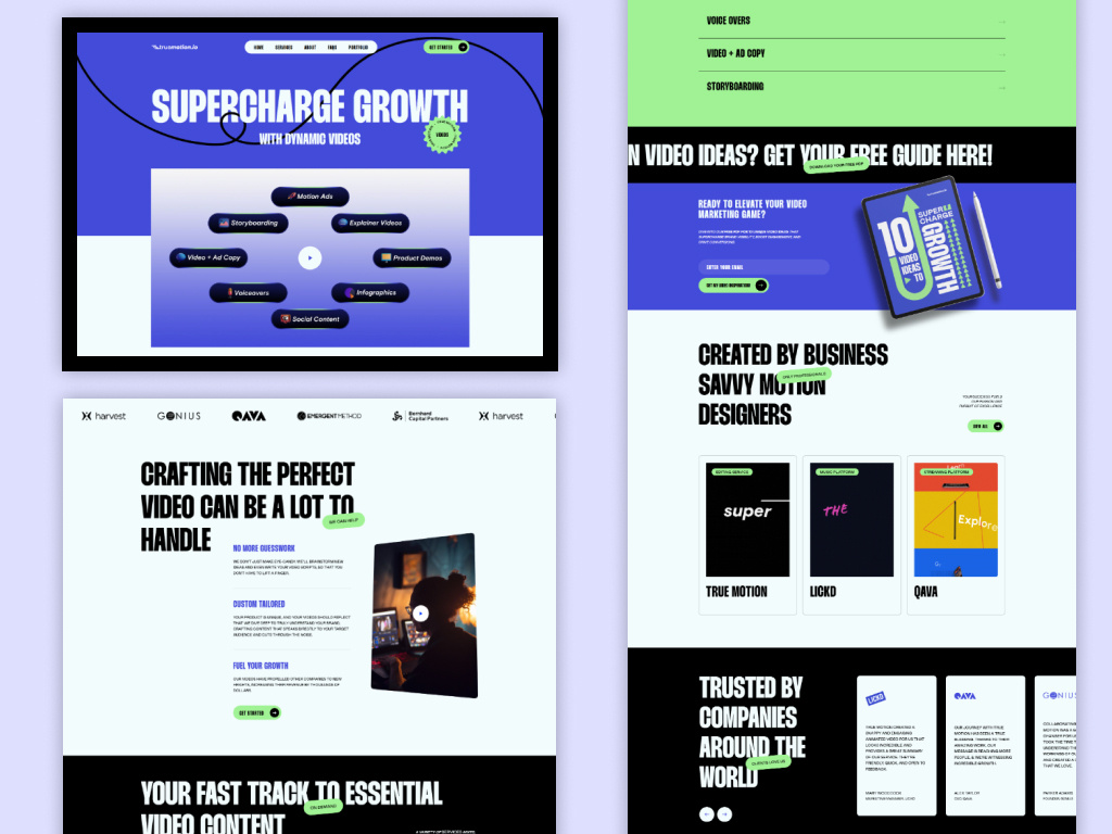 Example of Framer Website Design — Built For Speed