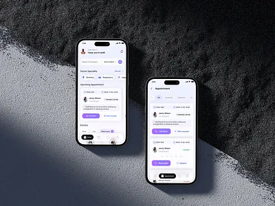 Doctor App UI Design doctorappdesign figmadesign healthcareappux healthtechdesign medicalappui mobileappdesign patientmanagementapp uxuidesign