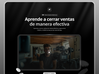 Closer Landing page - VSL closer course curso digital product hotmart infoproduct infoproducto landing page landingpage marketing marketing digital online course sale sales ui vsl
