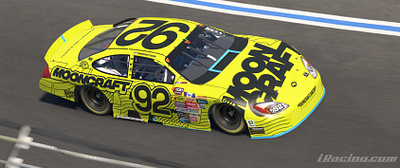 Mooncraft ford iracing livery logo moon motorsports nascar neon pattern racecar texture typography vector