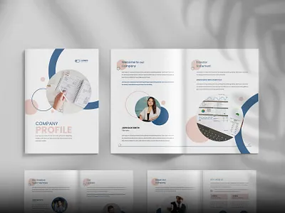 Company Profile Brochure annual brochure brochure design business business brochure clean design company brochure company profile company profile brochure corporate design design brochure minimal brochure report template white paper