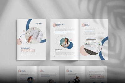 Company Profile Brochure annual brochure brochure design business business brochure clean design company brochure company profile company profile brochure corporate design design brochure minimal brochure report template white paper