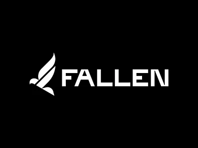Fallen bird branding design eagle f fallen geometry graphic design icon illustration letter logo mark minimalism