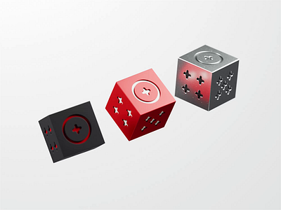 Snake Eyes 3d 3d animation blender blender3d design illustration isometric isometric illustration