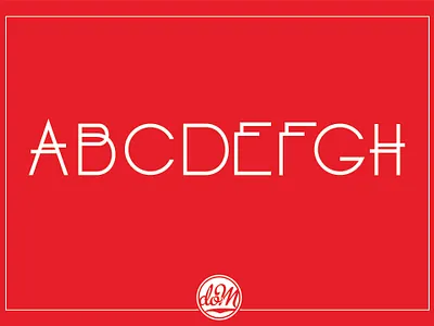 Simple Line decorative display experiment font fontself sans serif type typography wip