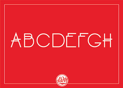 Simple Line decorative display experiment font fontself sans serif type typography wip
