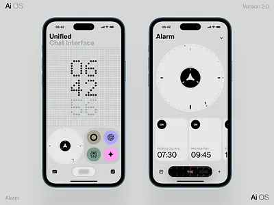 Ai OS 2.0 dashboard data design homepage interface ios iphone mobile news ui