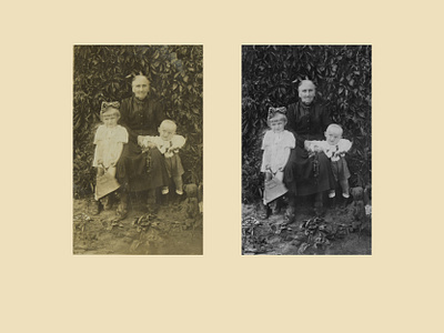 Photo restoration photography retouch
