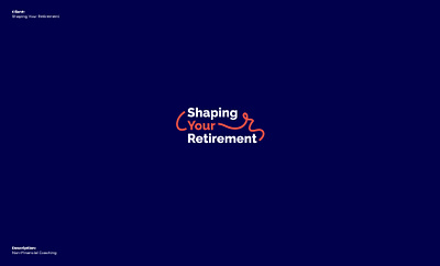 Shaping Your Retirement Logo branding design graphic design identity letter lettering logo logotype