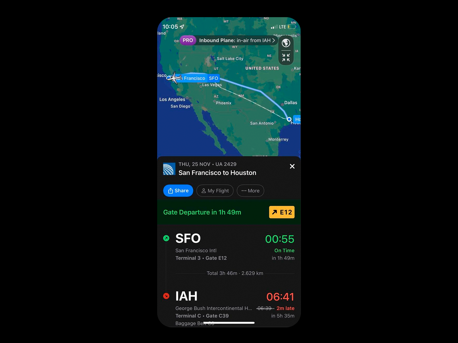 Flight Tracker Mobile Interface by Foster Wow on Dribbble