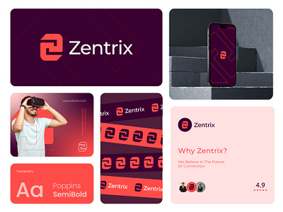 Zentrix, Futuristic, AI, Web3, Tech, Startup, Letter Z Logo branding business logo company logo corporate creative logo letter z logo logo design modern logo z abstract logo z icon z letter logo z logo z logo design z logomark z minimal logo z minimalist logo z modern logo z sumbol z tech logo zentrix