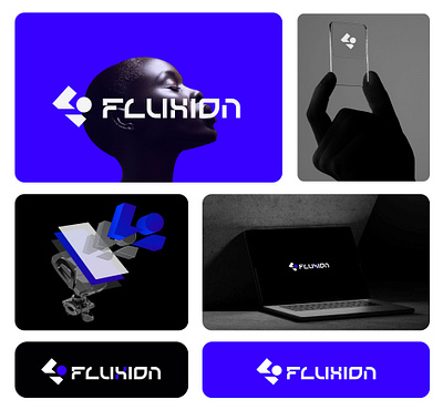 FLUXION – Brand Identity Design branddirection brandidentity brandreveal brandstyle customtypeface futuristicdesign geometriclogo graphic design identitysystem logodesign minimallogo modernbranding startupbranding techbrand
