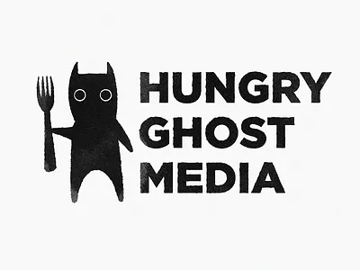 Hungry Ghost Media branding graphic design icon identity logo logomark logoset mark suite
