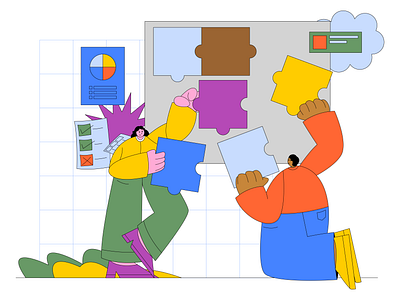Brainstorming Session art brainstorming session branding design graphic design illustration logo man plants ui vector