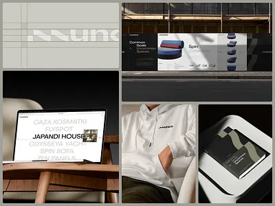 Munco: Brand Essentials architecture bento bento grid billboard brand branding industrial interior logo magazine merch merch design mockup munco munco studio web web design website